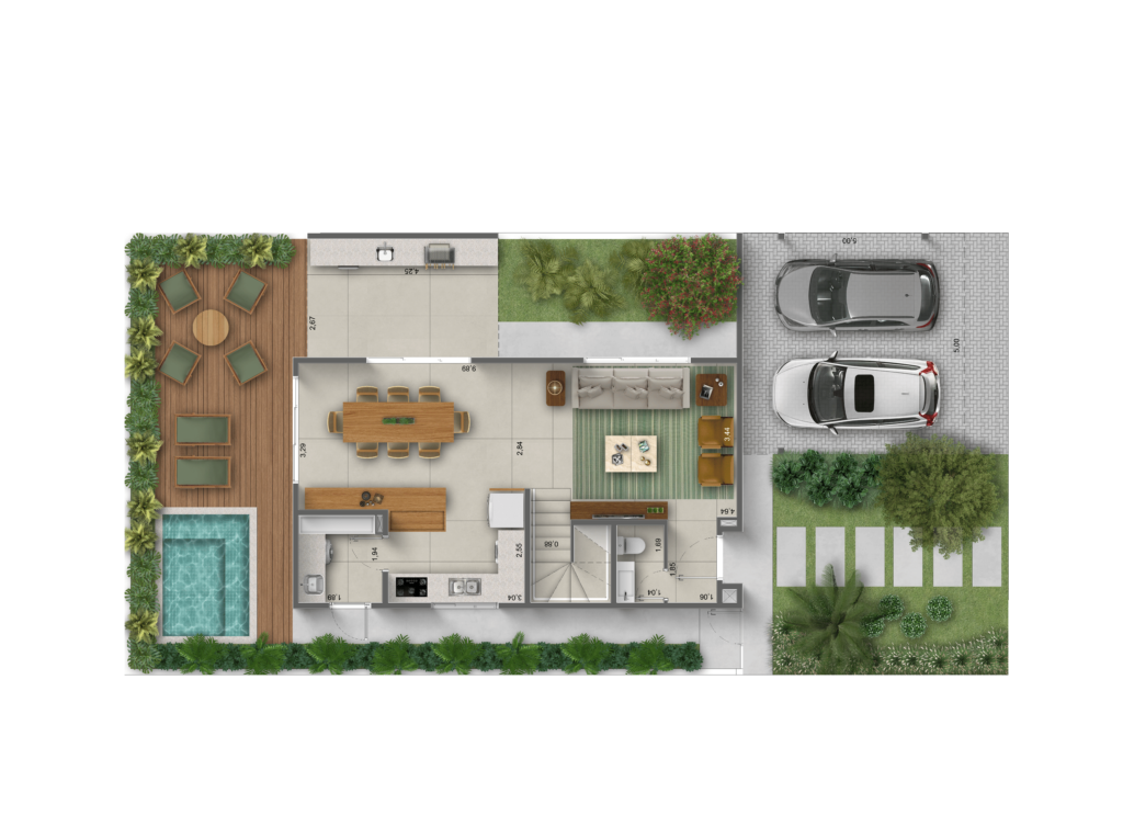 2-PLANTA_CASA 149 M²_PAV. INFERIOR_HR